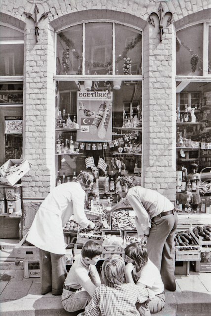 Türkisches Lebensmittelgeschäft in der Münsterstraße, 1974 StAN, E.02.02.33